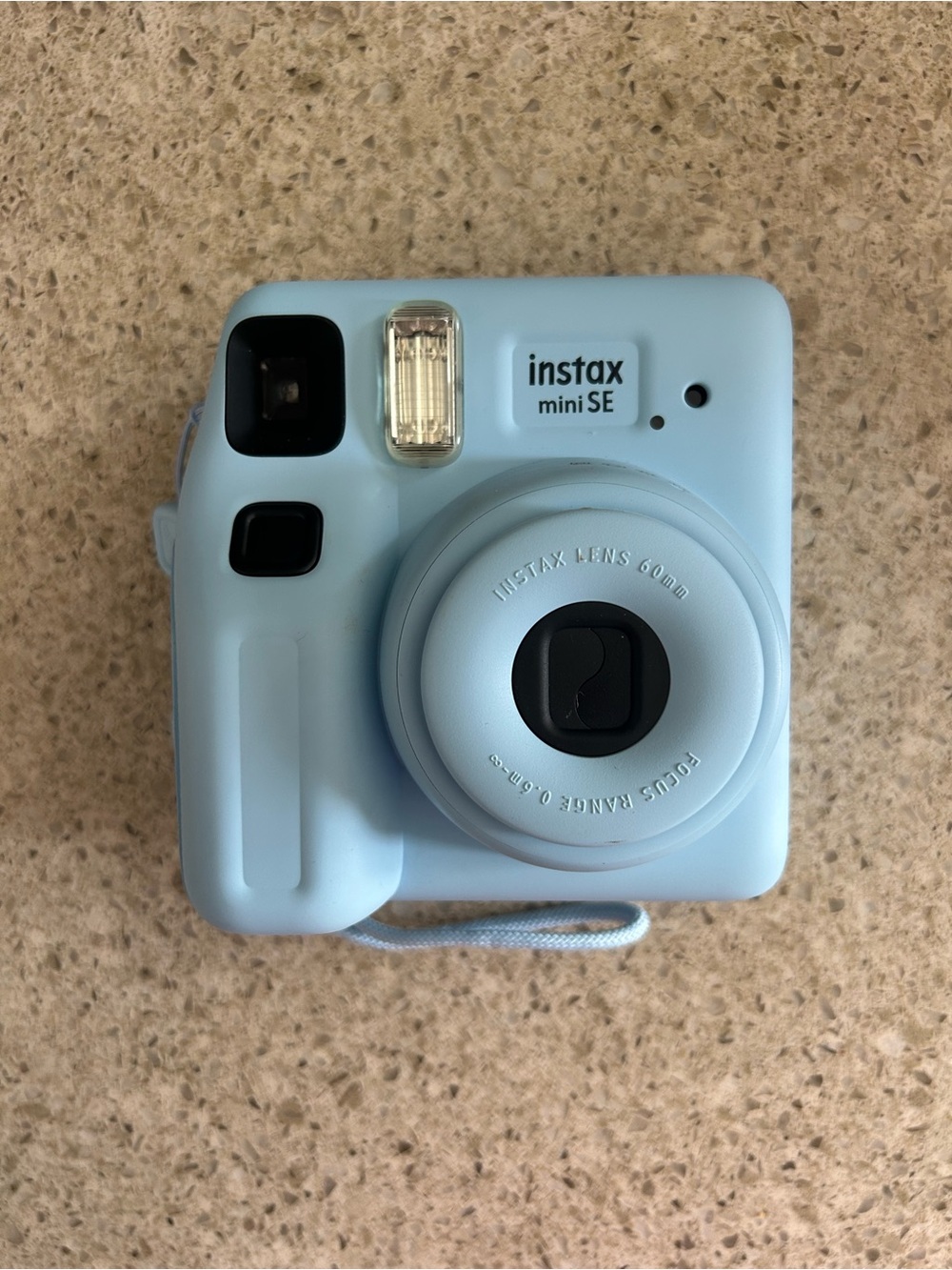 Fujifilm instax mini SE Instant Camera in Pale Blue
